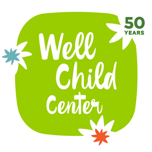 well child center 50th anniversary logo